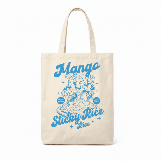 THAITOWN- MANGO & STICKY RICE TOTE BAG