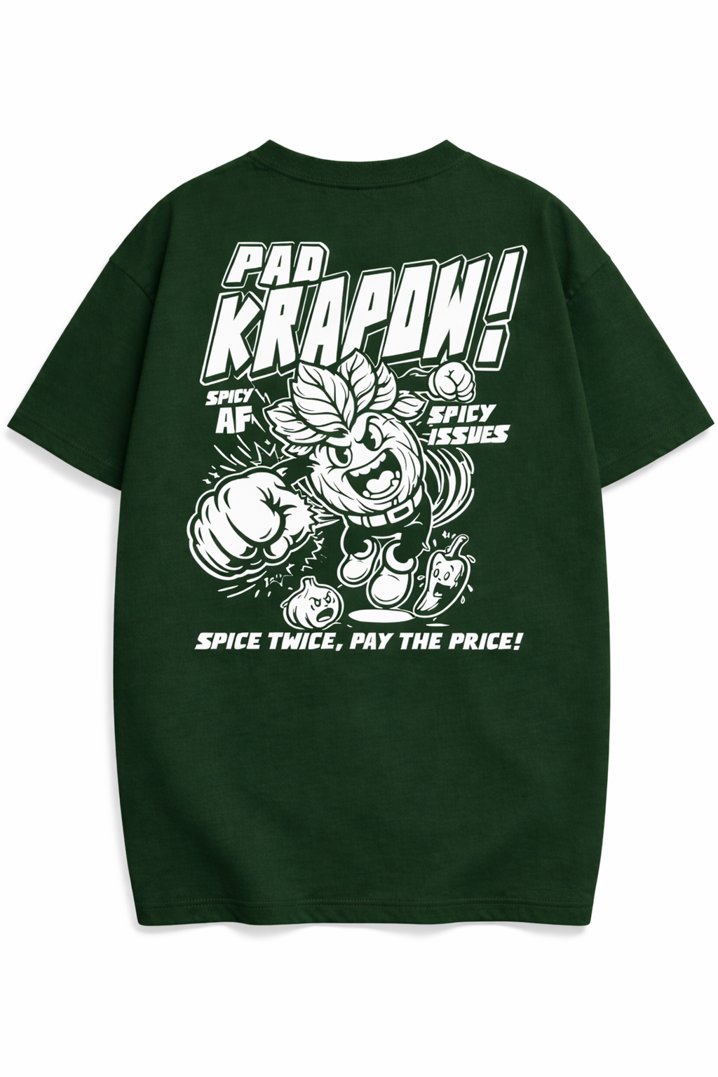 THAITOWN- PAD KRAPOW!! OVERSIZED TEE CREAM